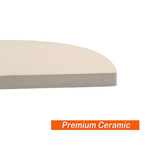 Kamado Joe Classic Half-Moon Ceramic Heat Deflector Plates