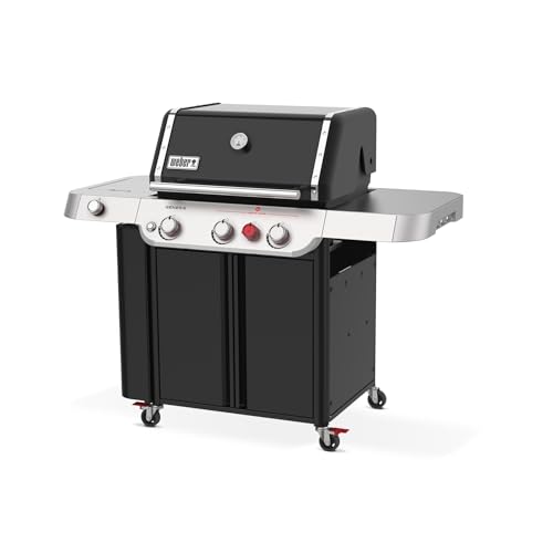 Black Genesis E-335 Gas BBQ Grill for Propane