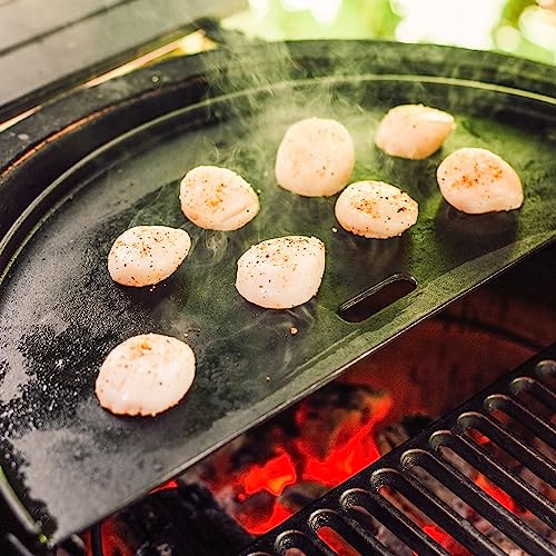 Kamado Joe Half Moon Cast Iron Grill Griddle
