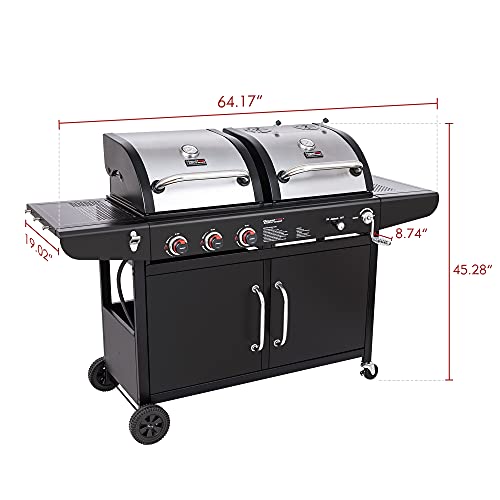 Royal Gourmet ZH3002N 3-Burner Gas Charcoal Combo Grill