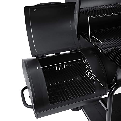 Royal Gourmet CC2036F Charcoal BBQ Barrel Grill Combo