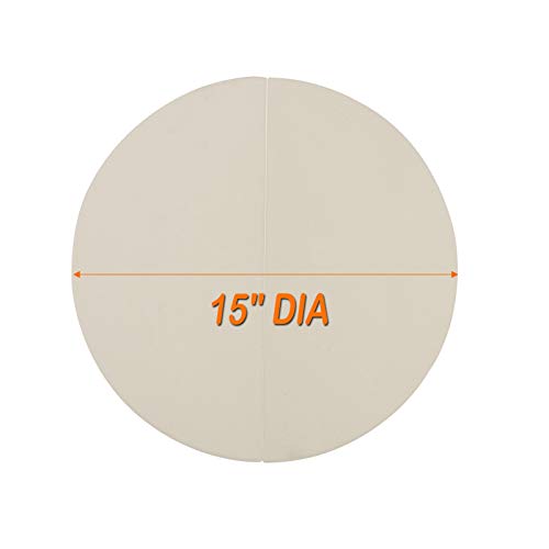 Kamado Joe Classic Half-Moon Ceramic Heat Deflector Plates