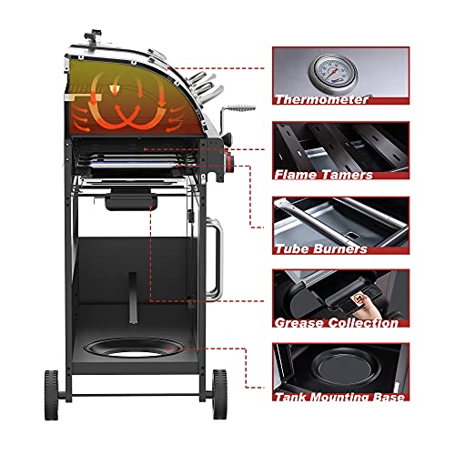 Royal Gourmet ZH3002N 3-Burner Gas Charcoal Combo Grill