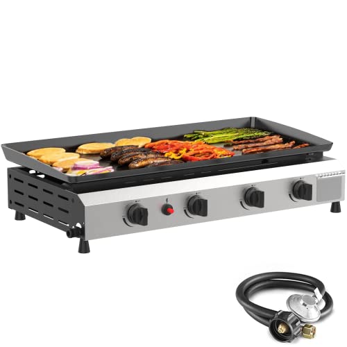 SKOK 4 Burner Propane Gas Griddle-30 Inch Outdoor