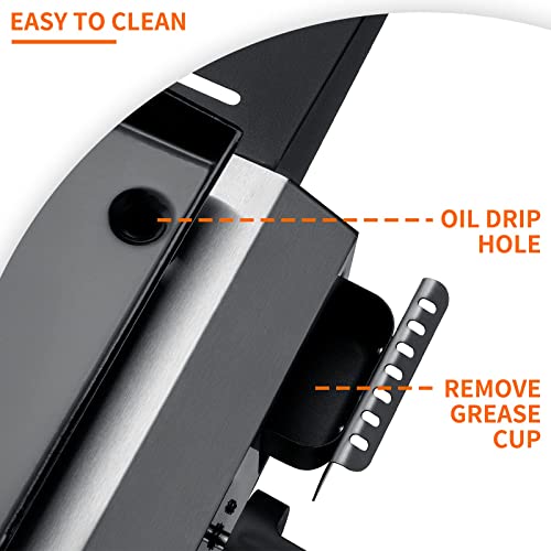 SKOK 4 Burner Propane Gas Griddle-30 Inch Outdoor