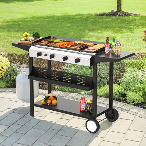 SKOK 4 Burner Propane Gas Griddle-30 Inch Outdoor