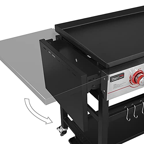 36" Royal Gourmet Propane Gas Grill Griddle BBQ Smoke