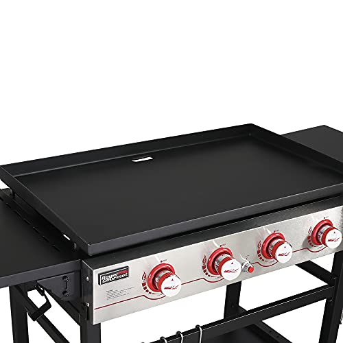 36" Royal Gourmet Propane Gas Grill Griddle BBQ Smoke