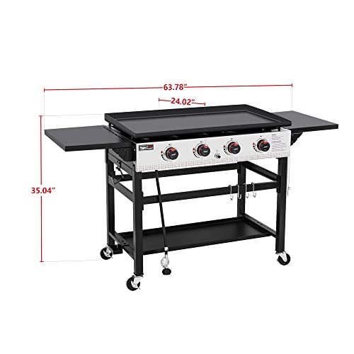Royal Gourmet GB4002 4-Burner Gas Grill with Griddle