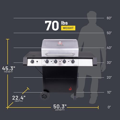 Char-Broil Gas BBQ Grill with Deluxe Features