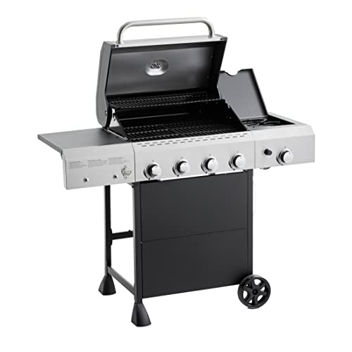 Amazon Basics 4-Burner Gas Grill with Side Burner