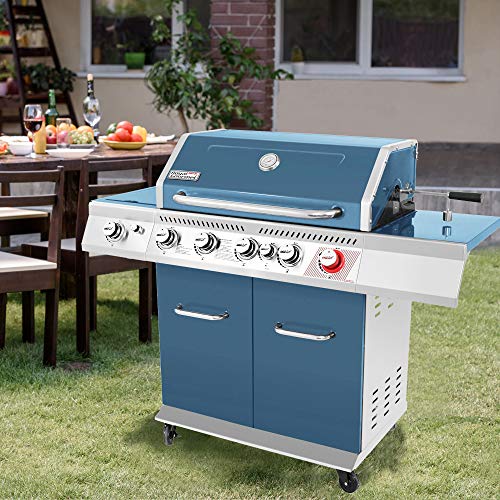 Royal Gourmet 5-Burner BBQ Gas Grill with Rotisserie