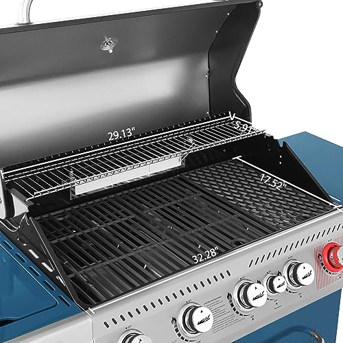 Royal Gourmet 5-Burner BBQ Gas Grill with Rotisserie