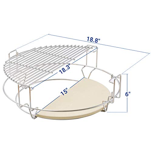 OnlyFire Cooking System for Kamado Joe, Big Green Egg
