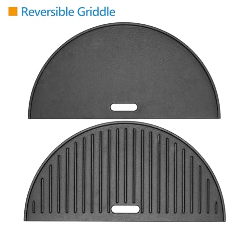 18" Half Moon Cooking Grate for Kamado Joe, Big Green Egg & Vision Grill