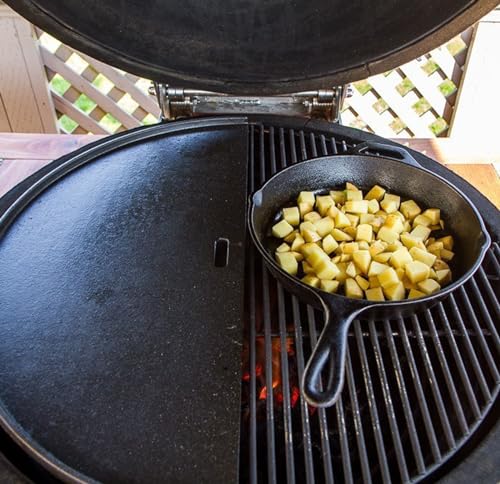 18" Half Moon Cooking Grate for Kamado Joe, Big Green Egg & Vision Grill