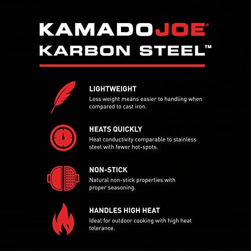 Kamado Joe Karbon Steel Wok for Classic/Big Joe