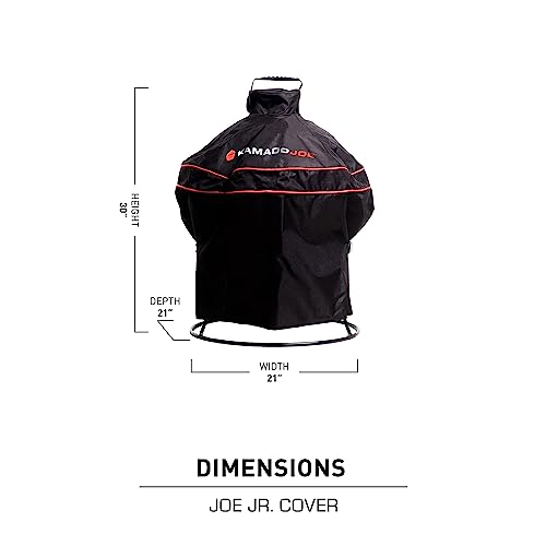 Kamado Joe Joe Jr. Smoker Grill Cover, Black