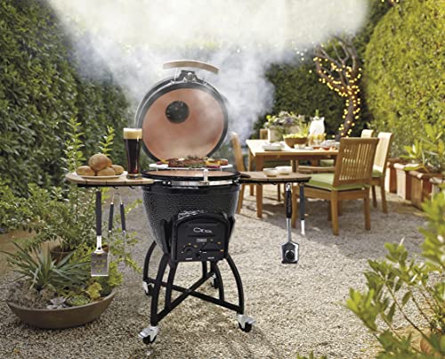 Large Black Bundle: VISION Grills Ceramic Kamado