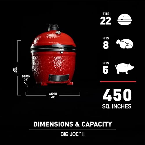 Blaze Red Kamado Joe Big Joe II Stand Alone