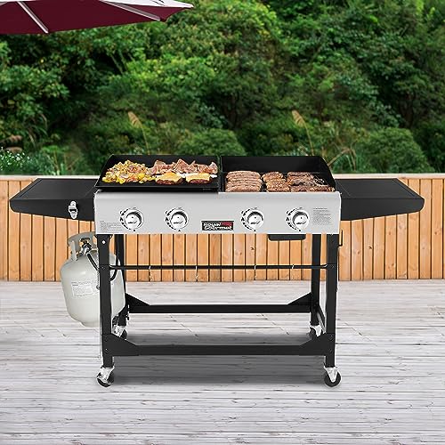 Royal Gourmet GD401 Combo Grill & Griddle Outdoor Set