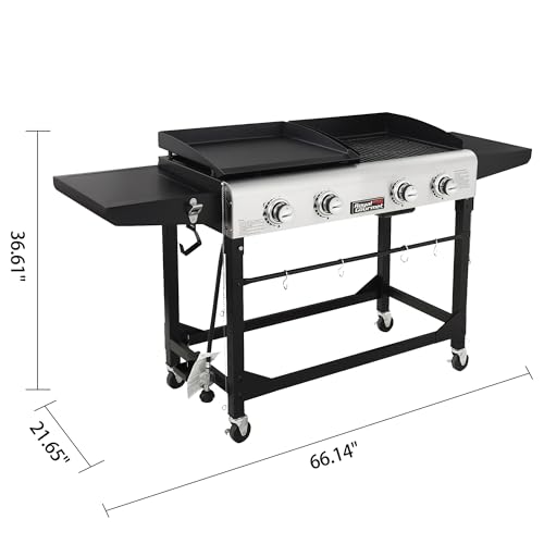 Royal Gourmet GD401 Combo Grill & Griddle Outdoor Set