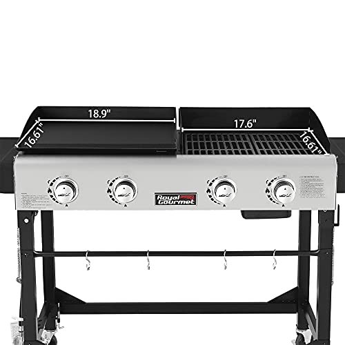 Royal Gourmet GD401 Combo Grill & Griddle Outdoor Set