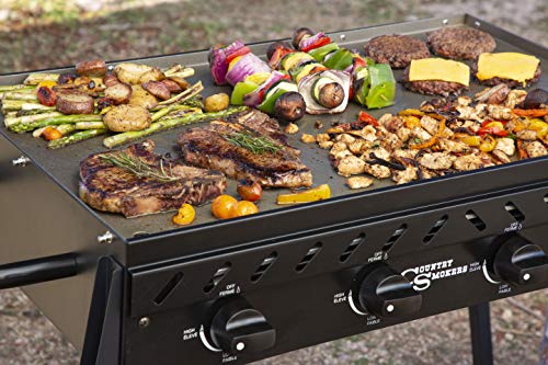 Highland 4-Burner Portable Griddle for Country Smokers