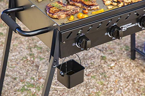 Highland 4-Burner Portable Griddle for Country Smokers