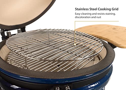 VESSILS Classic 18" Kamado Charcoal Grill with Thermometer