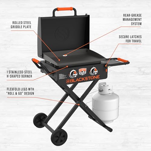 Blackstone 1935 Portable Gas Griddle for Outdoor Cooking