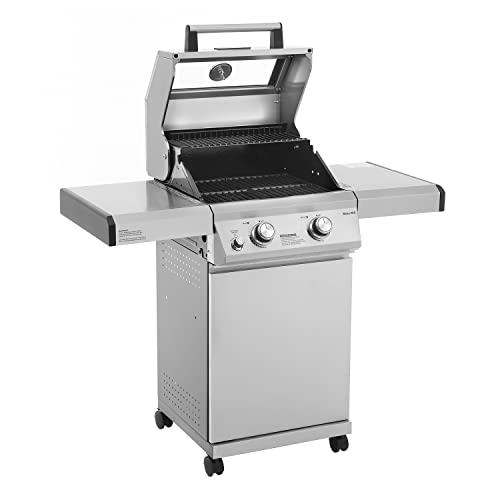 Monument Grills 2-Burner Stainless Steel Gas BBQ Grill