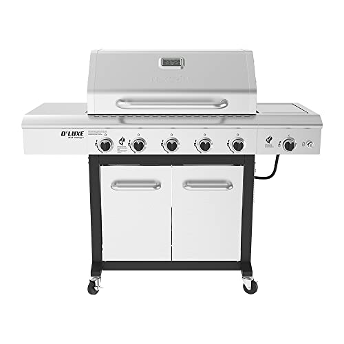Nexgrill Deluxe 5-Burner Propane BBQ Gas Grill, 771sq. in