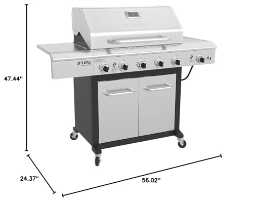 Nexgrill Deluxe 5-Burner Propane BBQ Gas Grill, 771sq. in