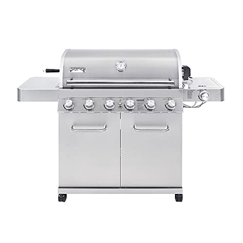Monument 6-Burner Stainless Steel Cabinet Style Gas Grill