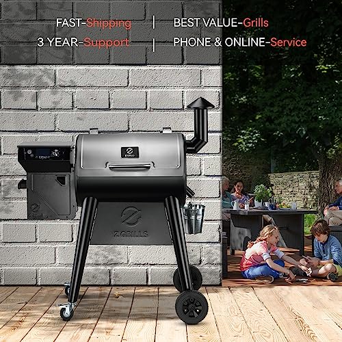 Z GRILLS 2023 Pellet Grill Smoker with PID Controller