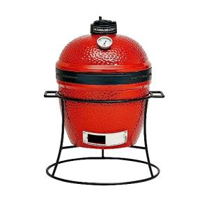 Kamado Joe Jr. Portable Charcoal Grill, Blaze Red