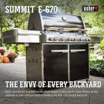 Weber Summit E-670 6-Burner Propane Grill, Black