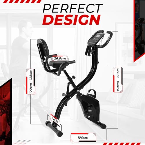 VRAi Fitness Folding Smart Indoor Cycling Exercise Bike