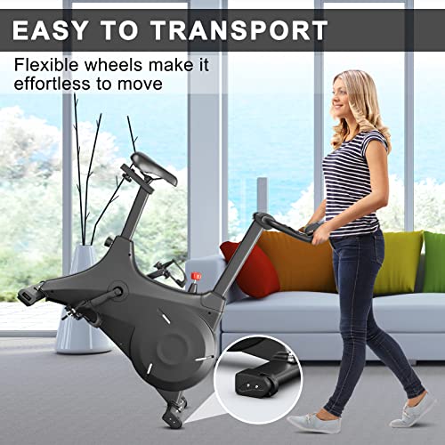 COSTWAY Magnetic Resistance Exercise Bike with Adjustable Seat