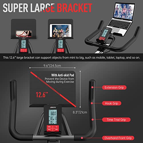 JOROTO X2PRO Bluetooth Exercise Bike - Magnetic Belt Drive
