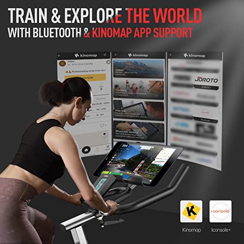 JOROTO X2PRO Bluetooth Exercise Bike - Magnetic Belt Drive