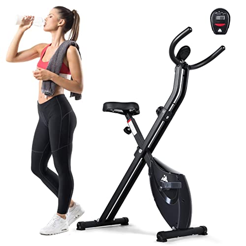 EVOLAND Fitness Bike with LCD Display and 8-Level Resistance
