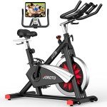 JOROTO X2 Exercise Bike - 136kg Weight Capacity & Magnetic Resistance &16kg Flywheel & Belt Drive