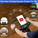 YYFITT 2-in-1 Foldable Exercise Bike with Resistance Bands