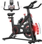 Dripex Indoor Magnetic Resistance Exercise Bike with LCD Display