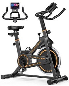 UREVO Indoor Exercise Bike with 10kg Flywheel and 260LBS Weight Capacity