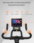 UREVO Indoor Exercise Bike with 10kg Flywheel and 260LBS Weight Capacity