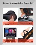 UREVO Indoor Exercise Bike with 10kg Flywheel and 260LBS Weight Capacity