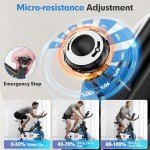 LABGREY Indoor Cycling Exercise Bike with Heart Rate Sensor